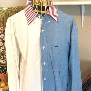 Two tone Tommy Hilfiger button up.